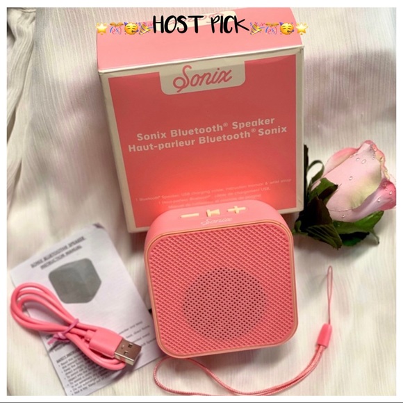 🎉HP NIB SONIX Bluetooth Speaker 🎶🎼🎵Bluetooth Charger & Wristlet - Picture 3 of 16